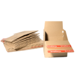 Cutie Carton cu Autoformare FitBox, 260x170x100mm, Autoadeziv, Bandă Desigilare, Natur