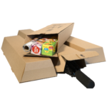 Cutie Carton TubeBox, 75x145x610mm, Autoadeziv, Bandă Desigilare, Natur