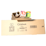 Cutie Carton TubeBox, 75x145x610mm, Autoadeziv, Bandă Desigilare, Natur