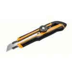 Cutter din TCT, Mâner Cauciucat, Buton Rotund, 3 Lame Snap-off 18x100mm, SK5