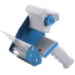 Dispenser pentru Bandă Adezivă 50mm/120 Metri, Plastic, Alb/Albastru