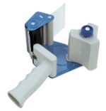 Dispenser pentru Bandă Adezivă 75mm/66 Metri, Plastic, Gri/Albastru